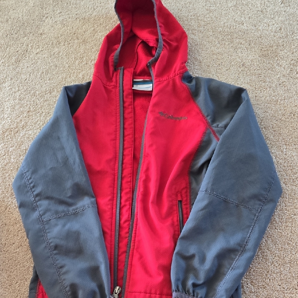 Columbia Kids Red and Gray Jacket